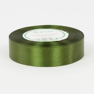 Wstążka satynowa Akces Zielona oliwkowa, 38mm x 33m